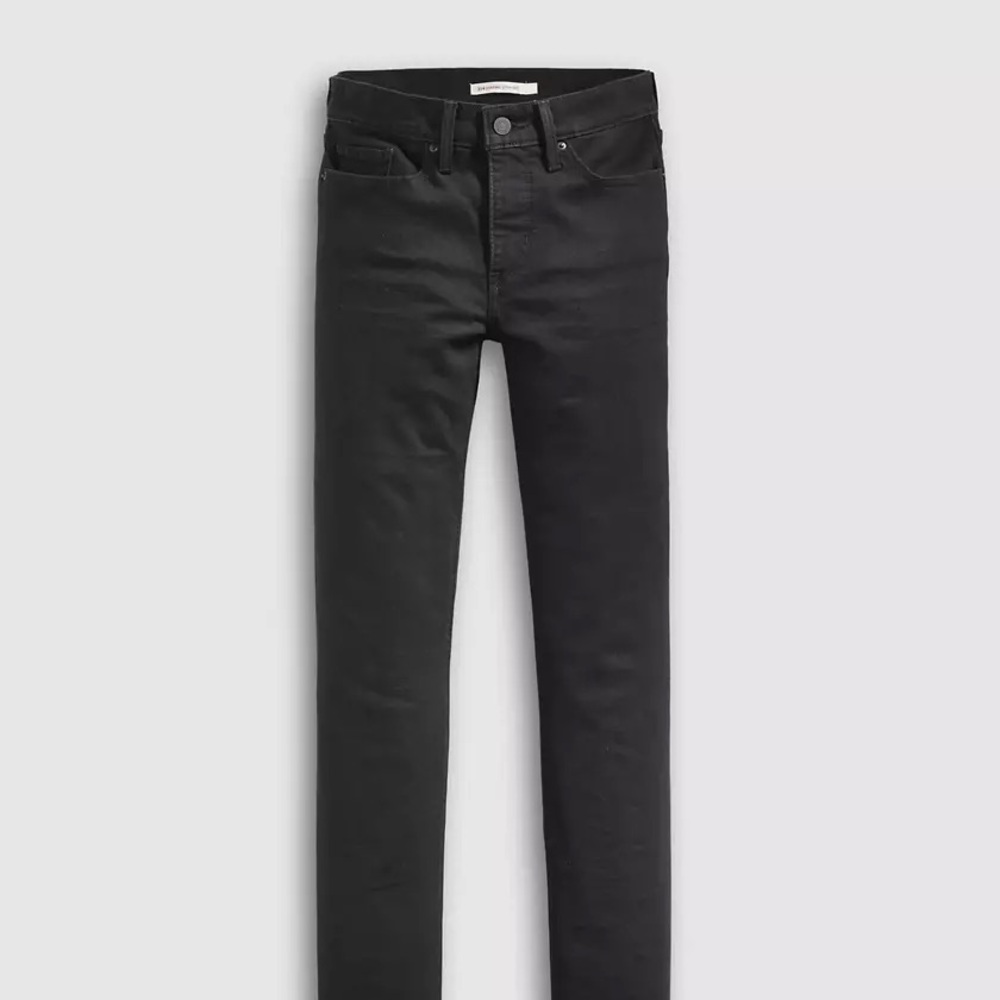 Levi's 314 Shaping Straight Faded Black Jeans Size 29